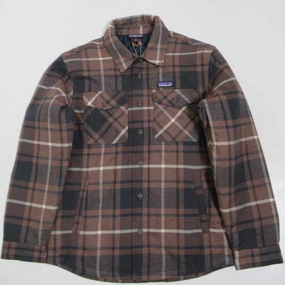 Patagonia Men's Lightweight Insulated Fjord Flannel Shirt OMBN 20386FA24 Size S - Picture 1 of 12
